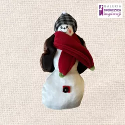 Zimowy Bałwanek (1) - Lalka tekstylna 23 cm